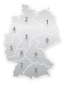 Autoglas PLZ-Gebiete Deutschland